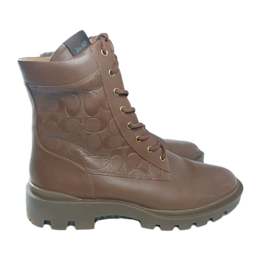 Coach Citysole Boot Men's Size 13 D Combat Style Brown CC748